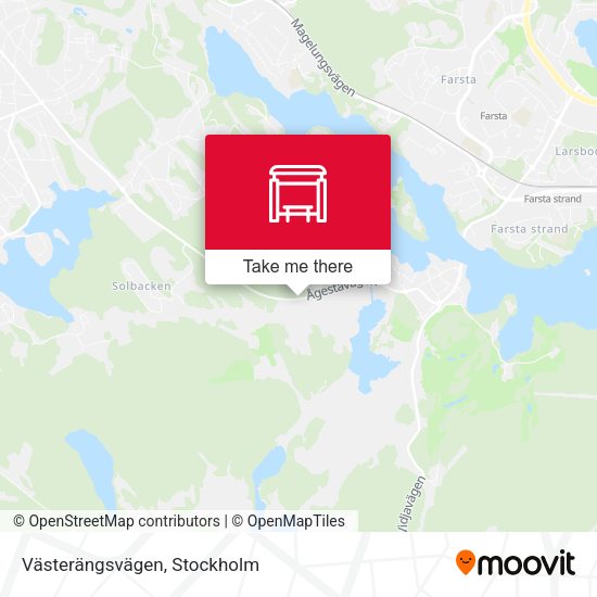 Västerängsvägen map