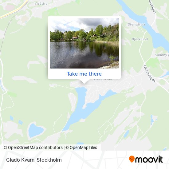 Gladö Kvarn map