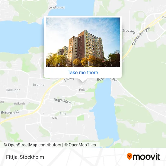 Fittja map