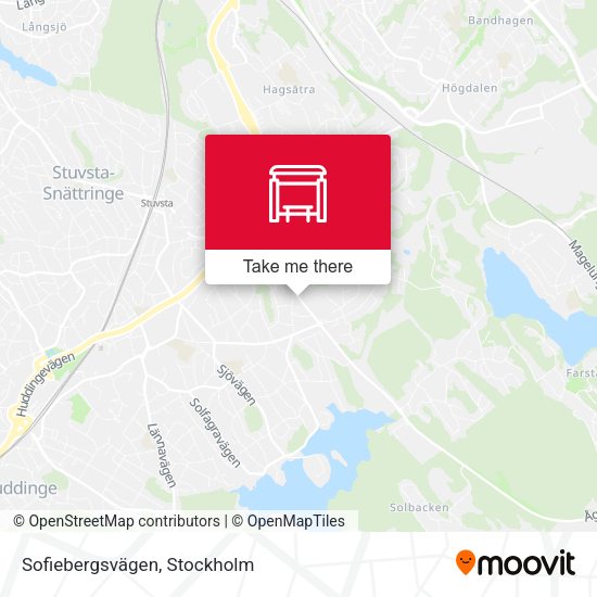 Sofiebergsvägen map