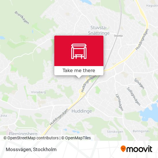 Mossvägen map