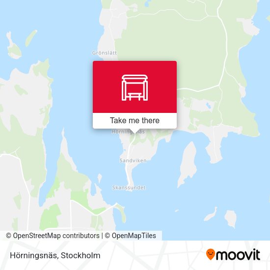 Hörningsnäs map