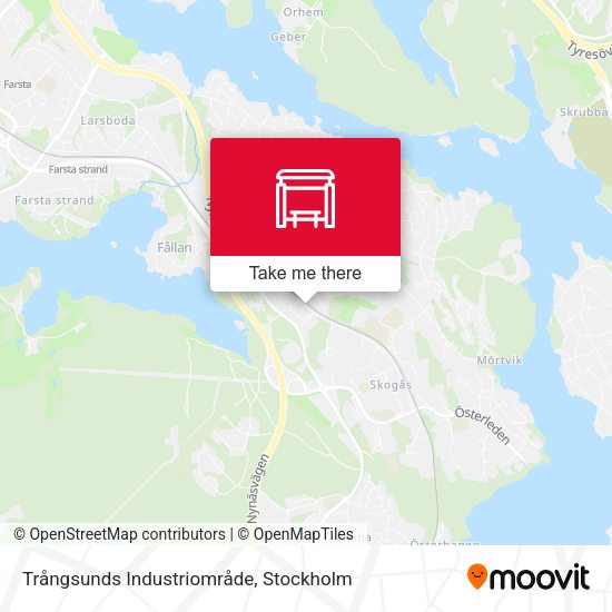 Trångsunds Industriområde map