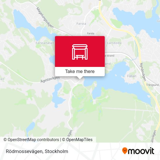 Rödmossevägen map