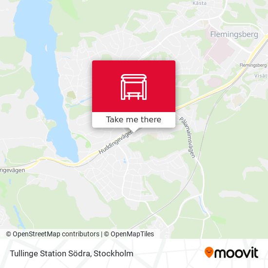 Tullinge Station Södra map