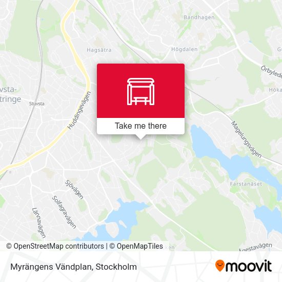 Myrängens Vändplan map