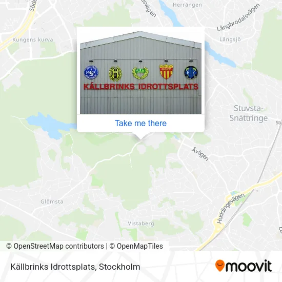 Källbrinks Idrottsplats map