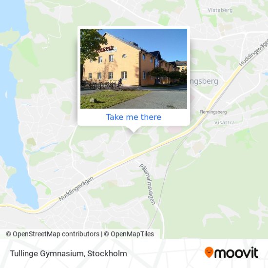 Tullinge Gymnasium map