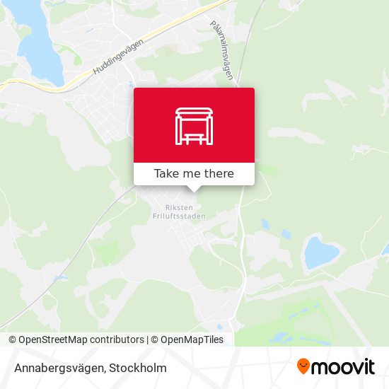 Annabergsvägen map