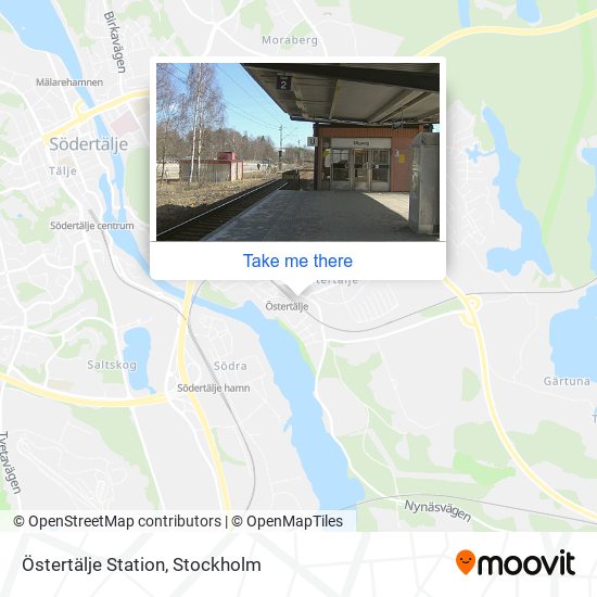 Östertälje Station map