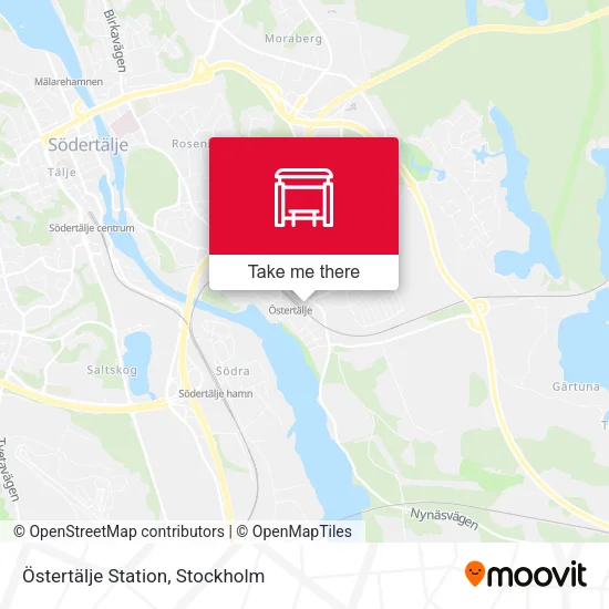 Östertälje Station map