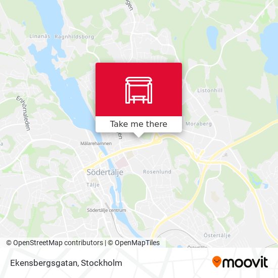 Ekensbergsgatan map