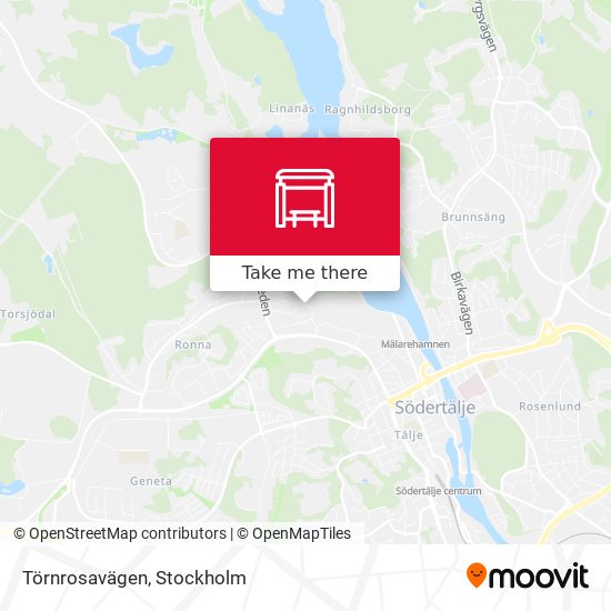 Törnrosavägen map