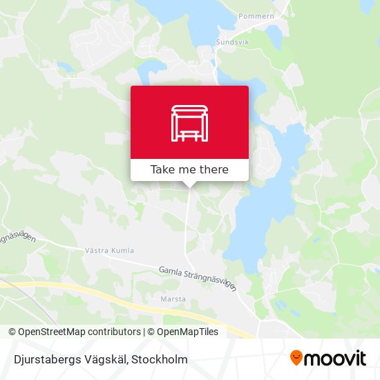 Djurstabergs Vägskäl map