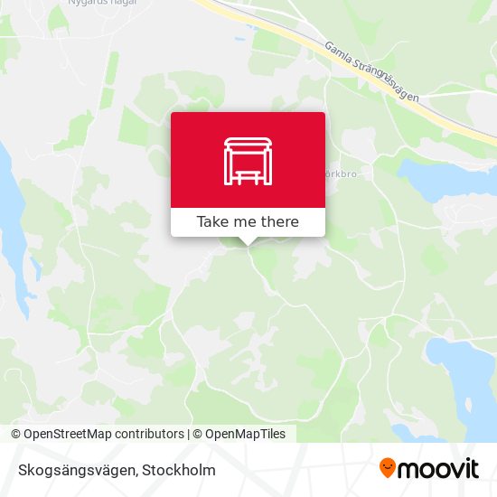 Skogsängsvägen map