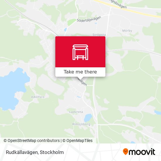 Rudkällavägen map