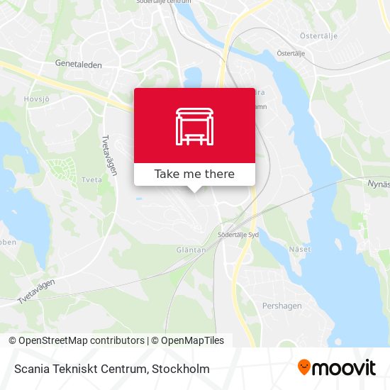 Scania Tekniskt Centrum map
