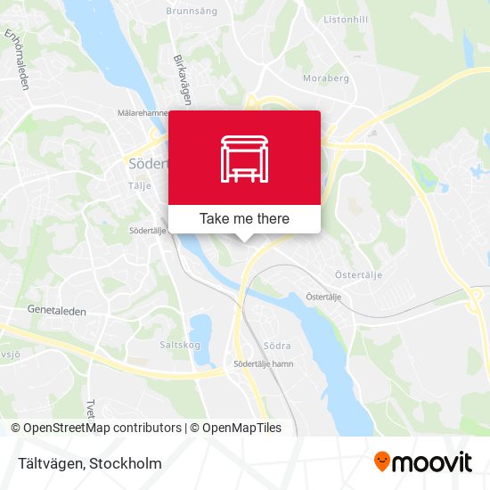 Tältvägen map