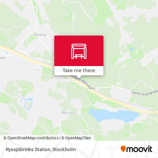 Ryssjöbrinks Station map