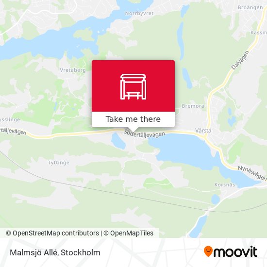 Malmsjö Allé map