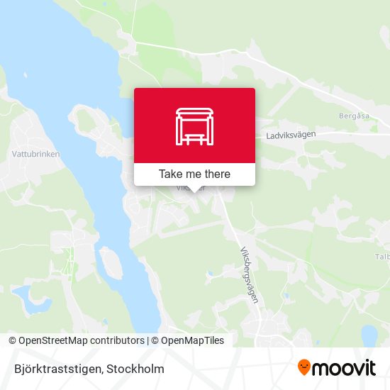Björktraststigen map