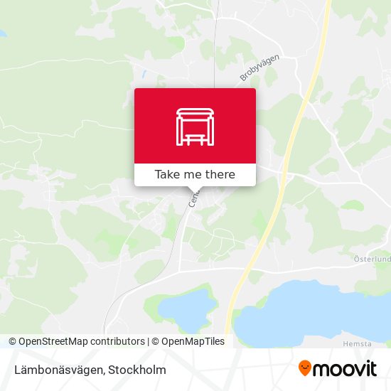 Lämbonäsvägen map
