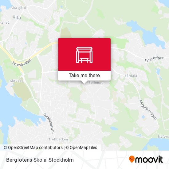 Bergfotens Skola map