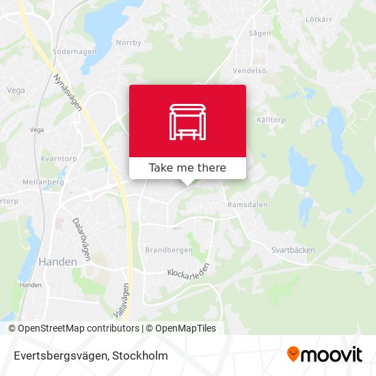 Evertsbergsvägen map