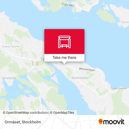 Orrnäset map