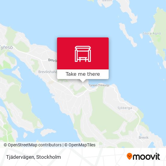 Tjädervägen map