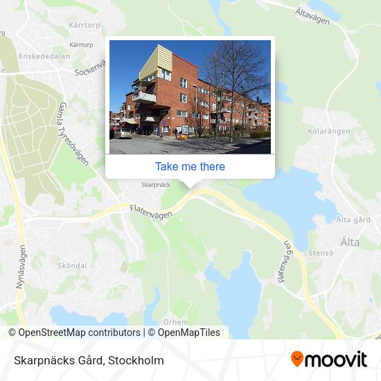 Skarpnäcks Gård map