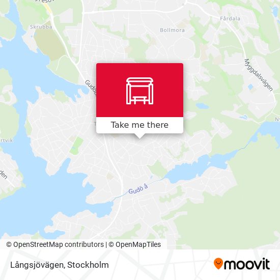 Långsjövägen map