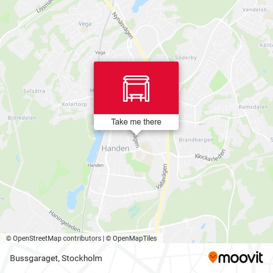 Bussgaraget map