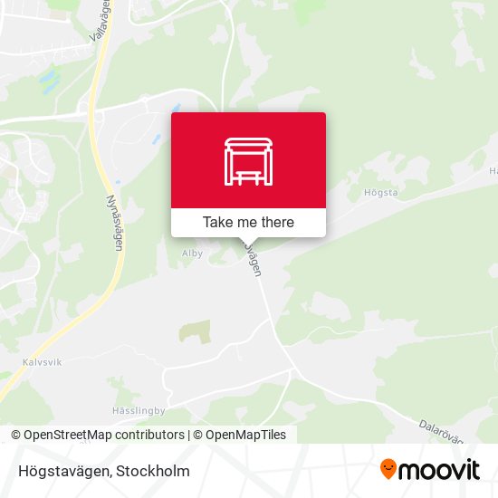 Högstavägen map