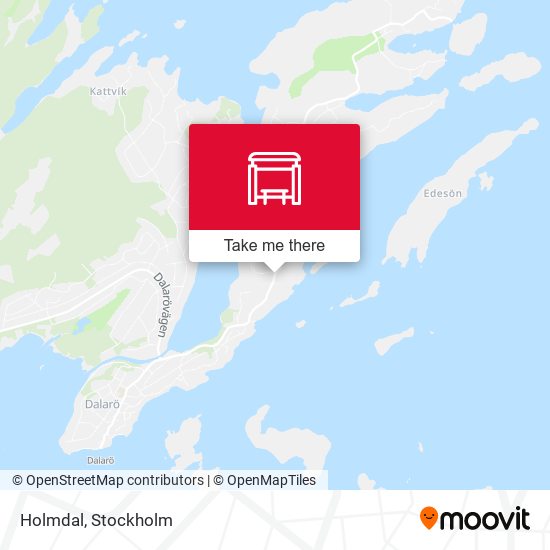 Holmdal map