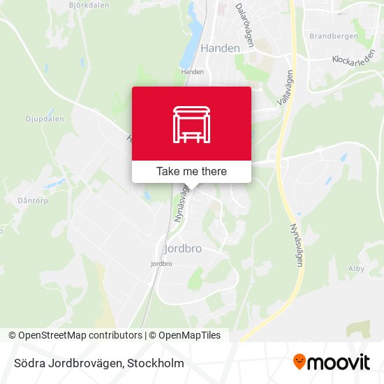 Södra Jordbrovägen map