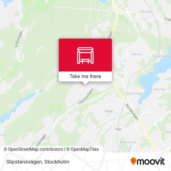 Slipstensvägen map