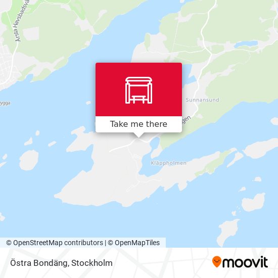 Östra Bondäng map