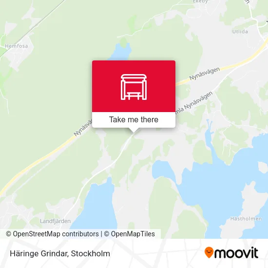 Häringe Grindar map