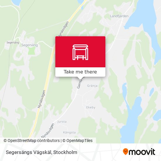 Segersängs Vägskäl map