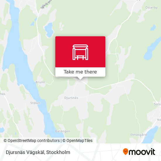 Djursnäs Vägskäl map