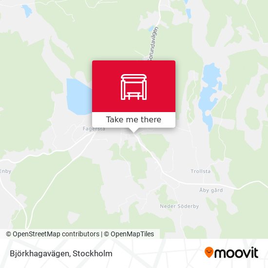Björkhagavägen map