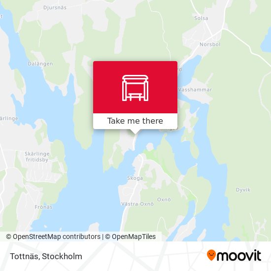 Tottnäs map