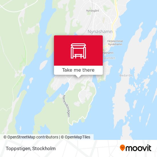 Toppstigen map