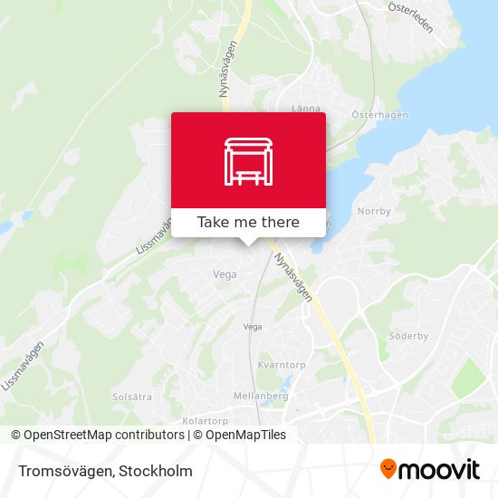 Tromsövägen map