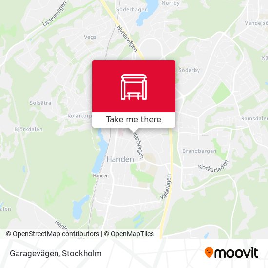 Garagevägen map