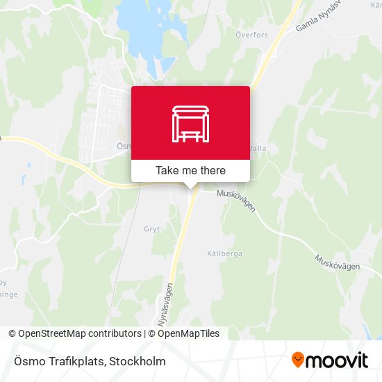 Ösmo Trafikplats map