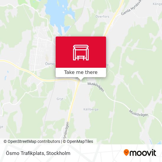 Ösmo Trafikplats map