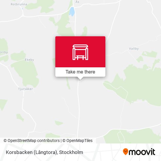 Korsbacken (Långtora) map