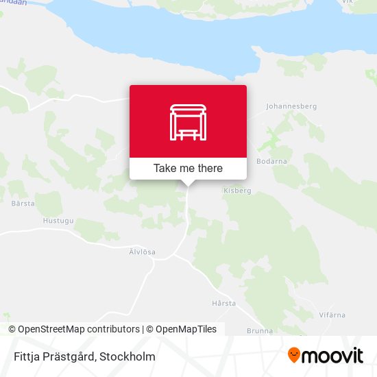 Fittja Prästgård map